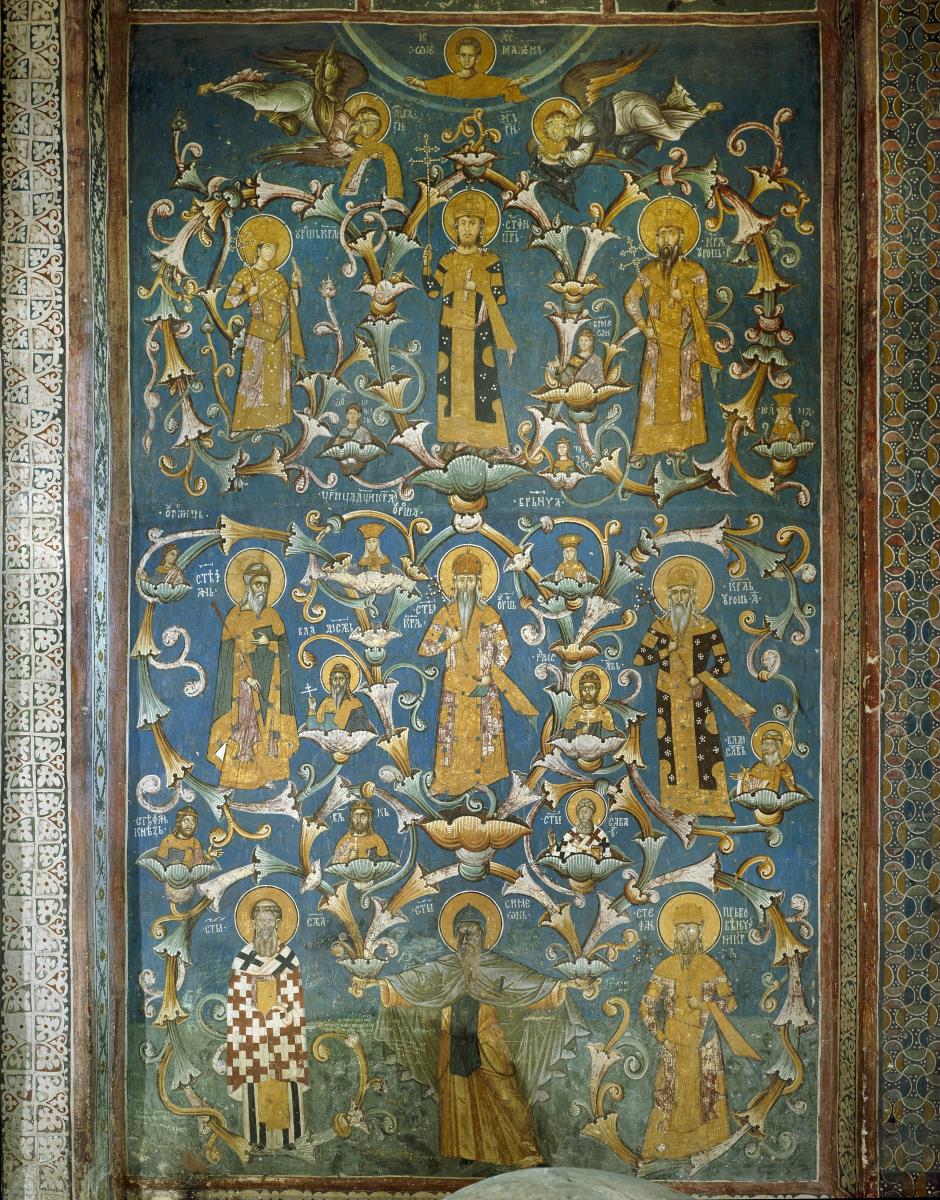 Loza Nemanjića u manastiru Visoki Dečani