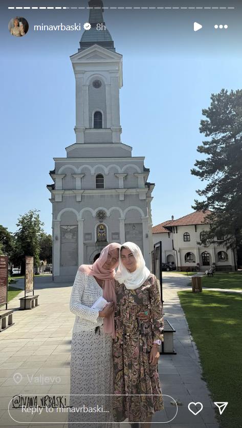 Mina Vrbaški na hodočašću