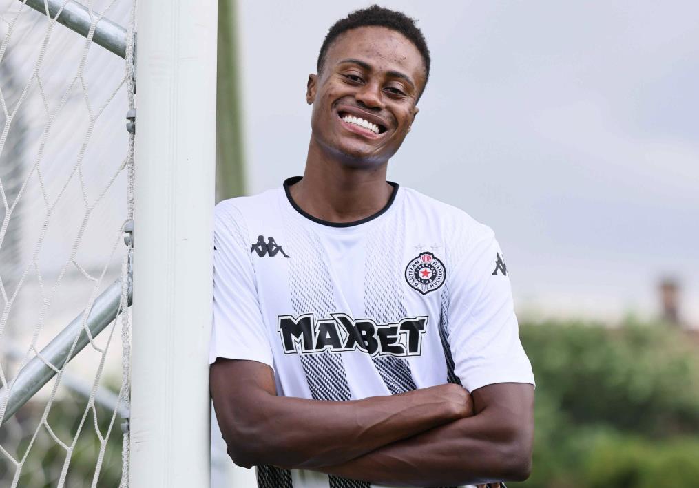 Demba Sek na promociji u FK Partizan