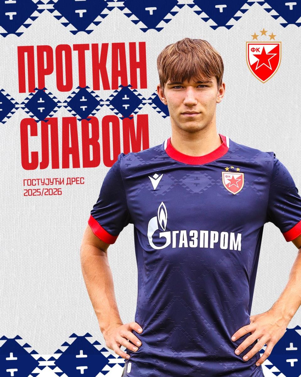 FK Crvena zvezda novi dres Vasilije Kostov