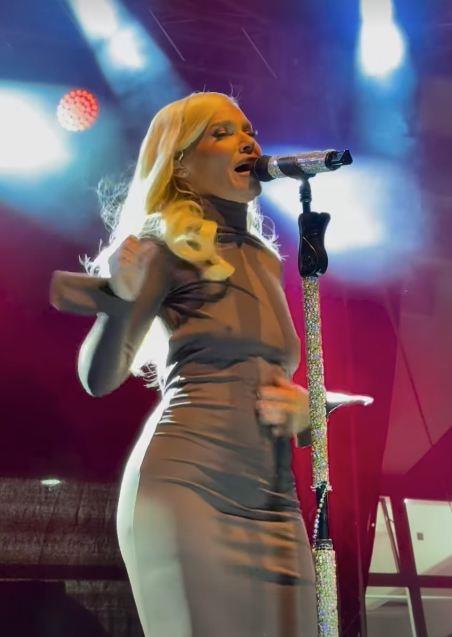 Nataša Bekvalac na koncertu