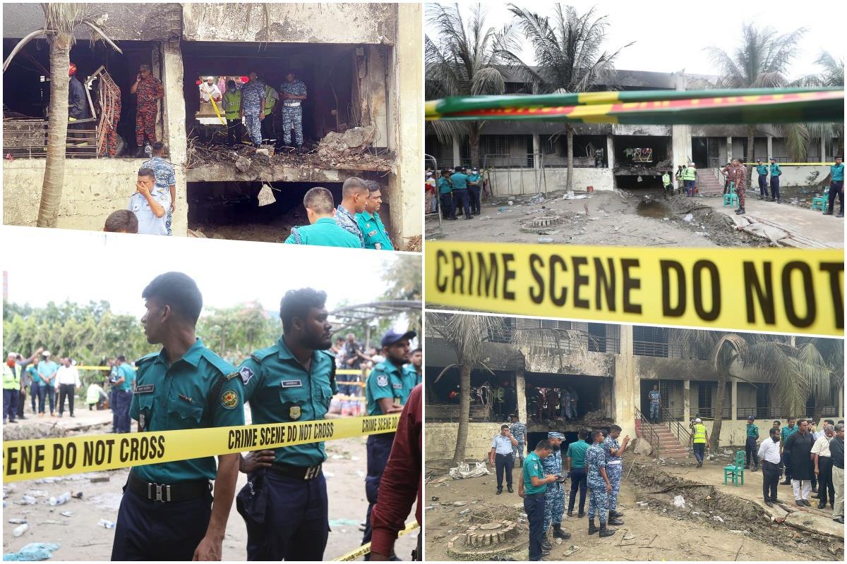 Daka Bangladeš pad aviona avion školski kompleks kampus.jpg