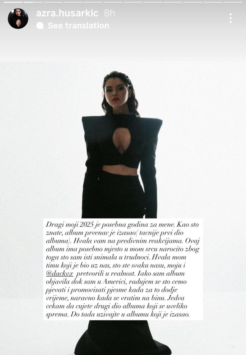 Azra najavila povratak na scenu