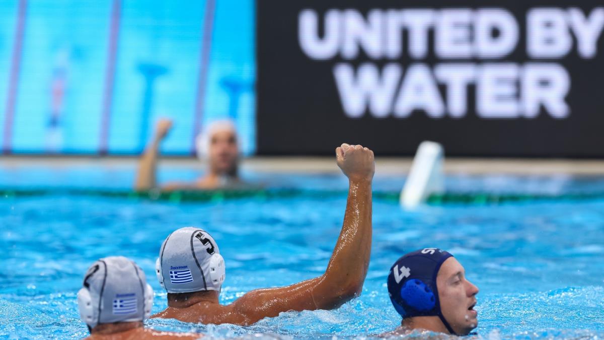 Vaterpolisti Grčke slave gol protiv Srbije