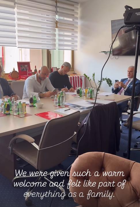 Marko Arnautović porodica na Marakani