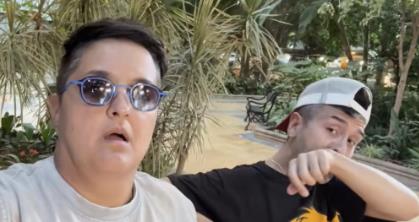 Marija Šerifović i polubrat Danijel Pavlović