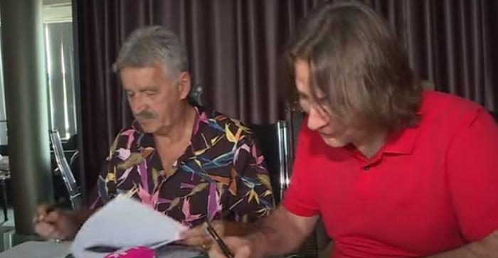 Dragan Stojković Bosanac sa Željkom Mitrovićem na Pinku