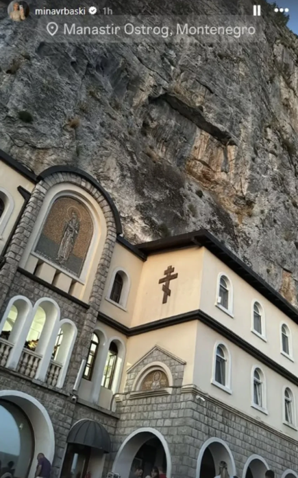 Mina Vrbaški stigla u manastir Ostrog