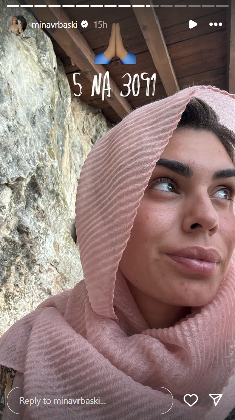 Mina Vrbaški stigla u manastir Ostrog