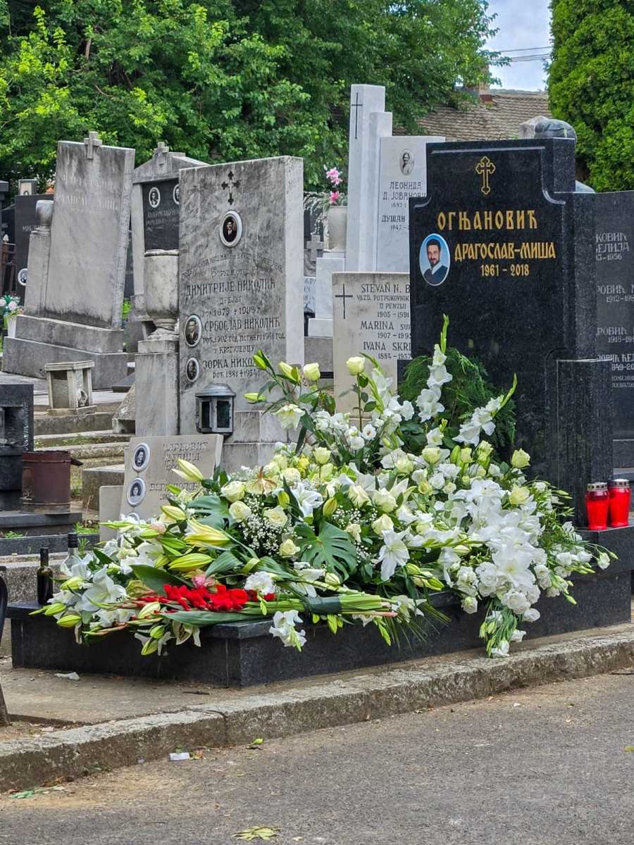 Novo Groblje Beograd pomen Dragoslav Miša Ognjanović ubijen advokat