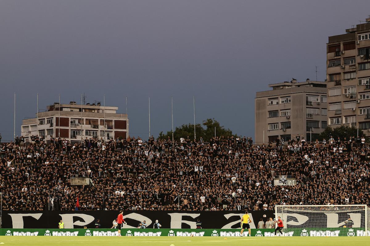Atmosfera na utakmici Partizan - Oleksandrija