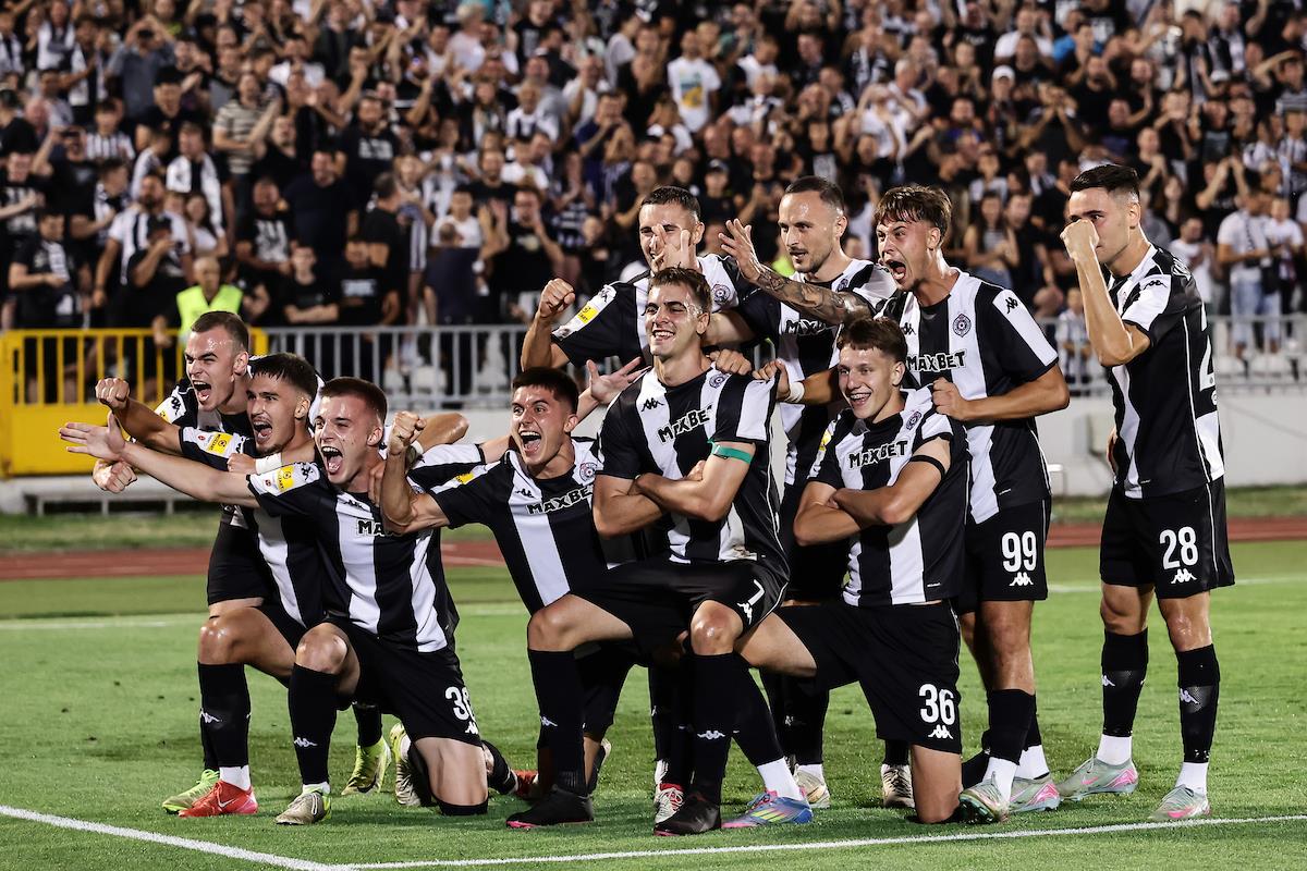 Detalj sa meča Partizan - Oleksandrija