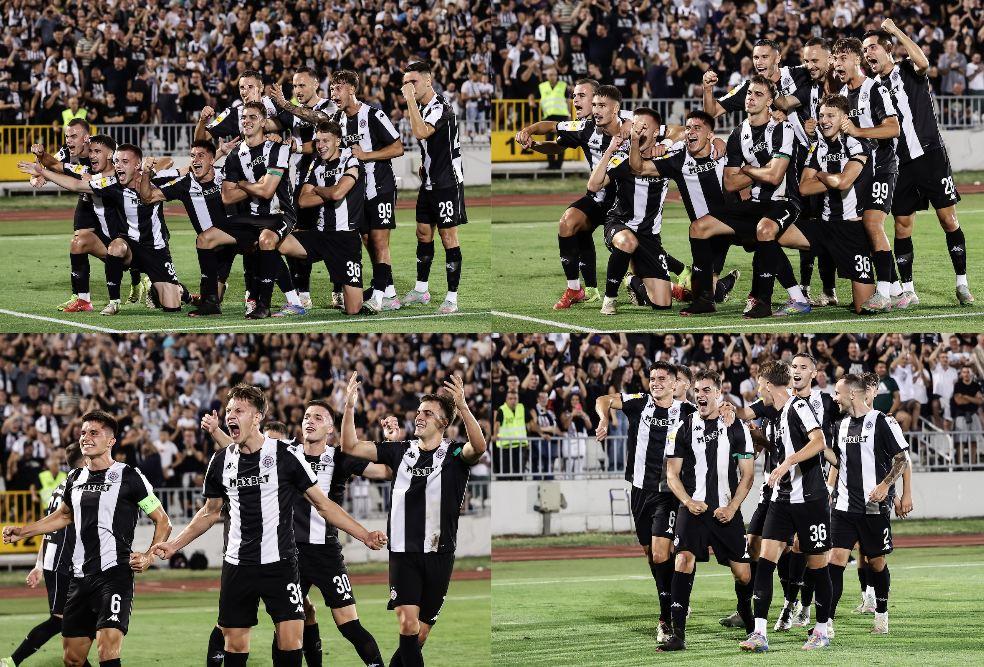 Detalj sa meča Partizan - Oleksandrija