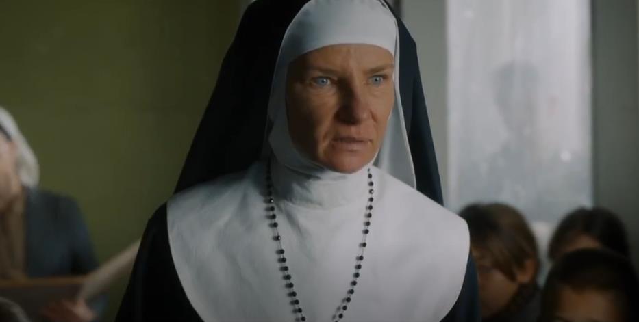 Tatjana Kecman kao časna sestra Barta Pulherija u filmu „Dara iz Jasenovca”