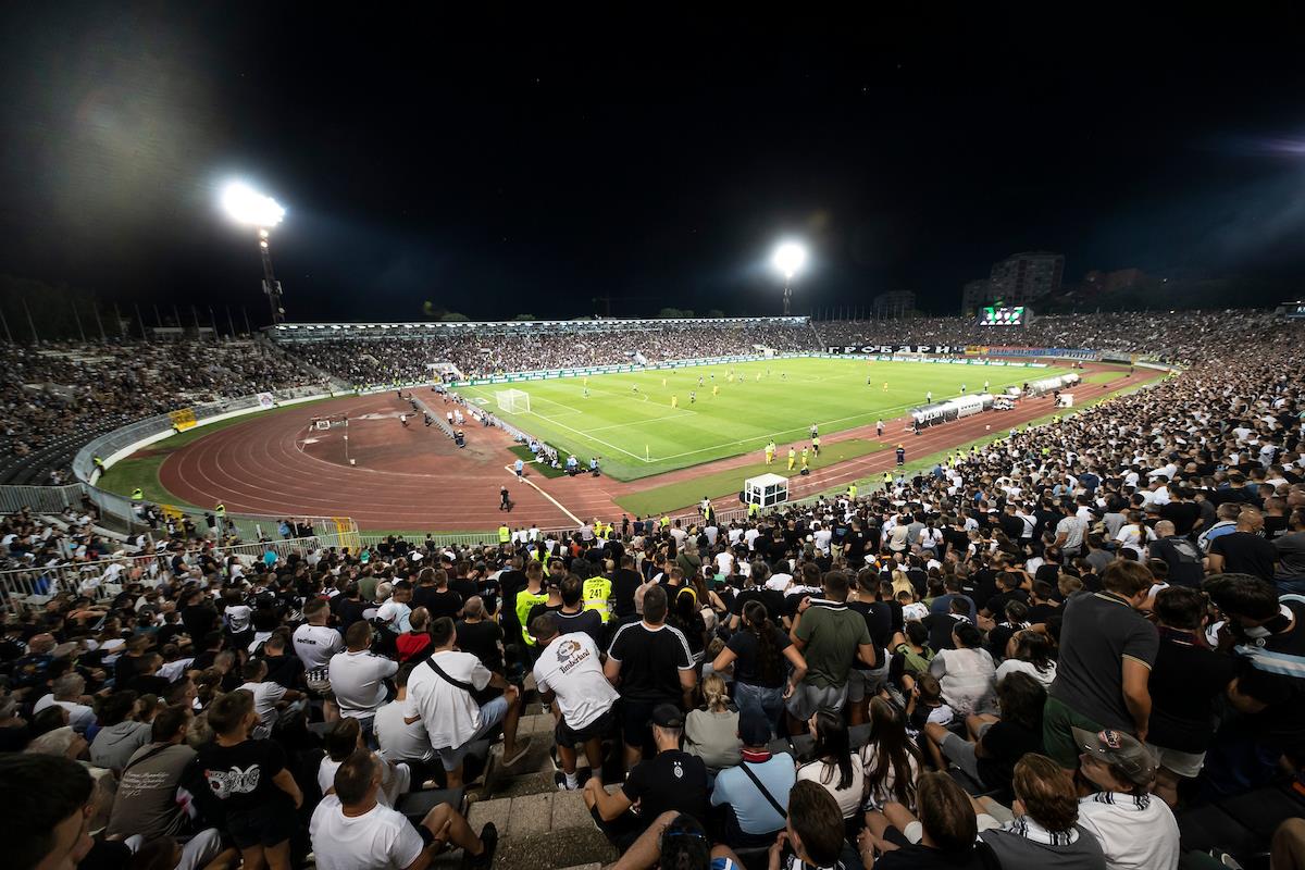 Stadion Partizana ispunjen do poslednjeg mesta na utakmici protiv Oleksandrije