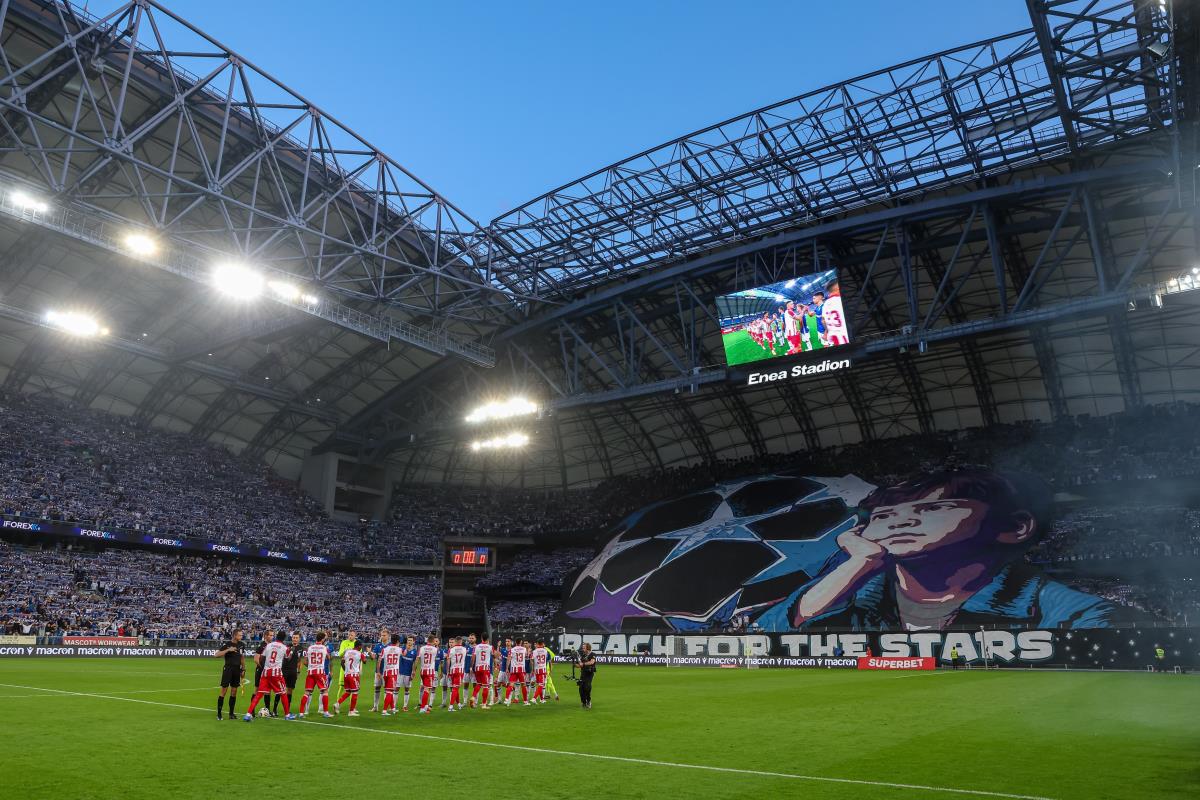 Detalj sa utakmice Leh - Crvena zvezda