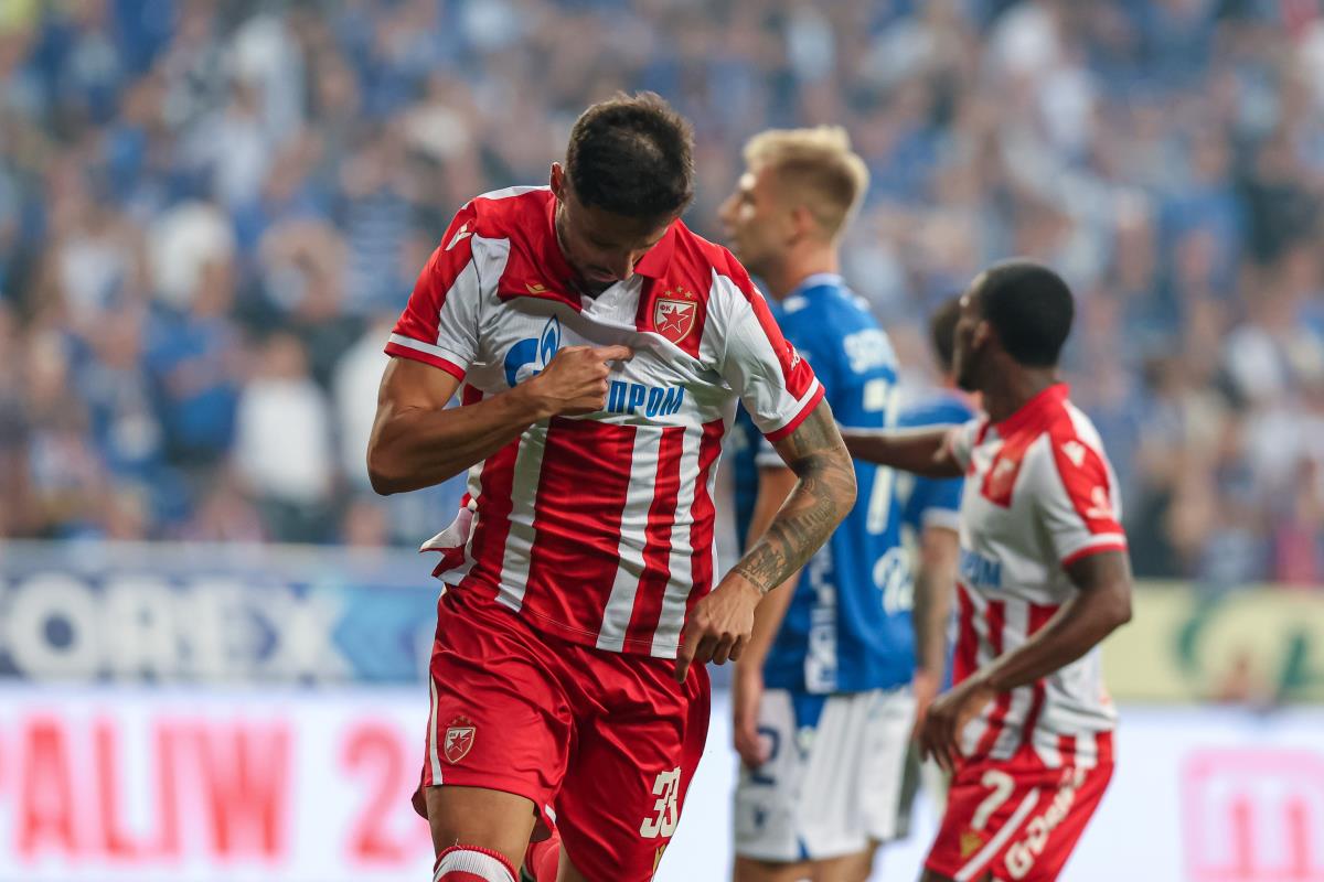 Detalj sa utakmice Leh - Crvena zvezda