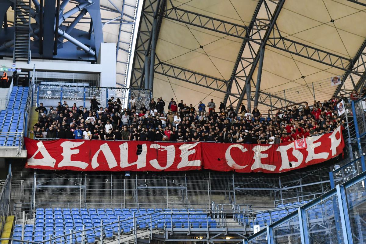 Detalj sa utakmice Leh - Crvena zvezda