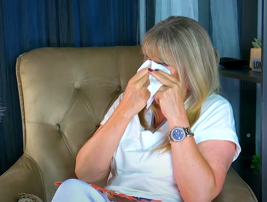 Suzana Jovanović u suzama