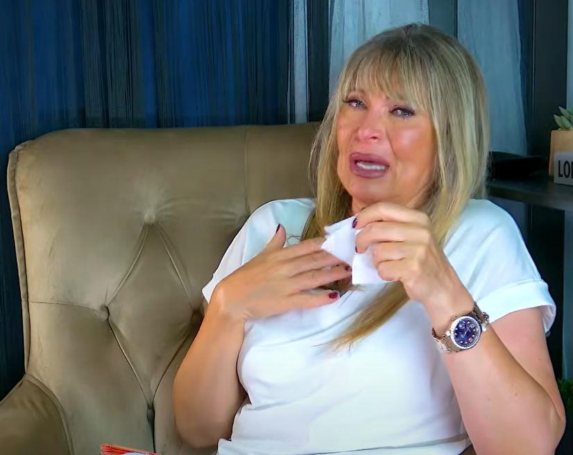 Suzana Jovanović u suzama