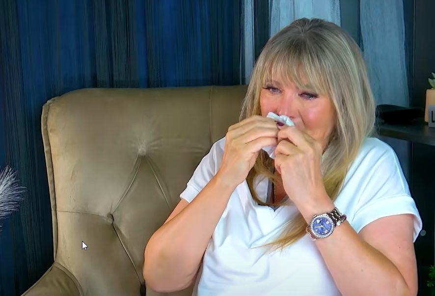 Suzana Jovanović u suzama