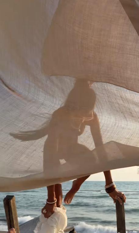 Anđela Đuričić na plaži