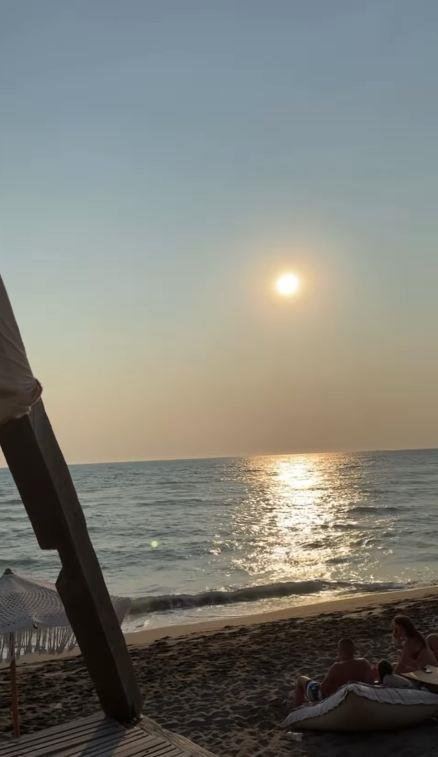 Anđela Đuričić na plaži