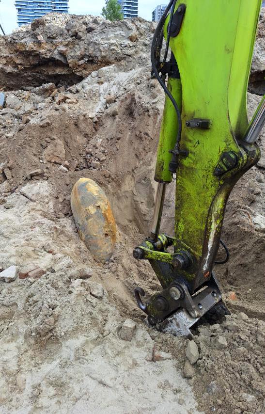 Avio-bomba iz Drugog svetskog rata na gradilištu Beograda na vodi