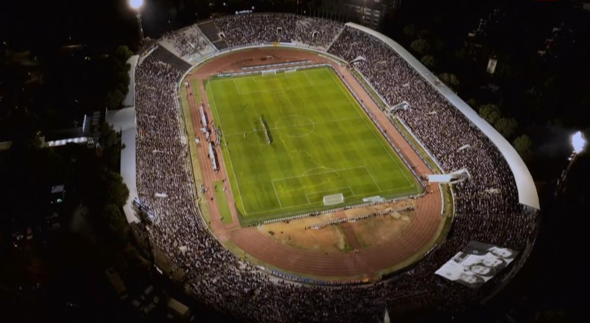 Grobari na utakmici Partizan - Hibernijan