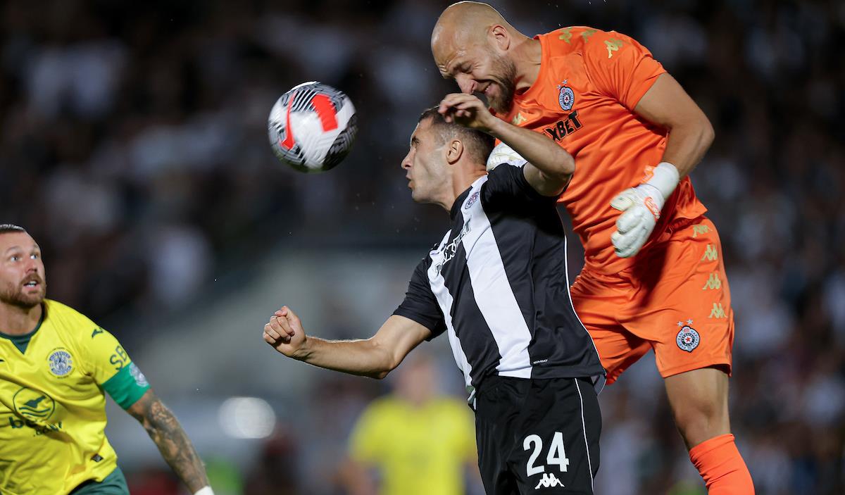 Detalj sa utakmice Partizan - Hibernijan