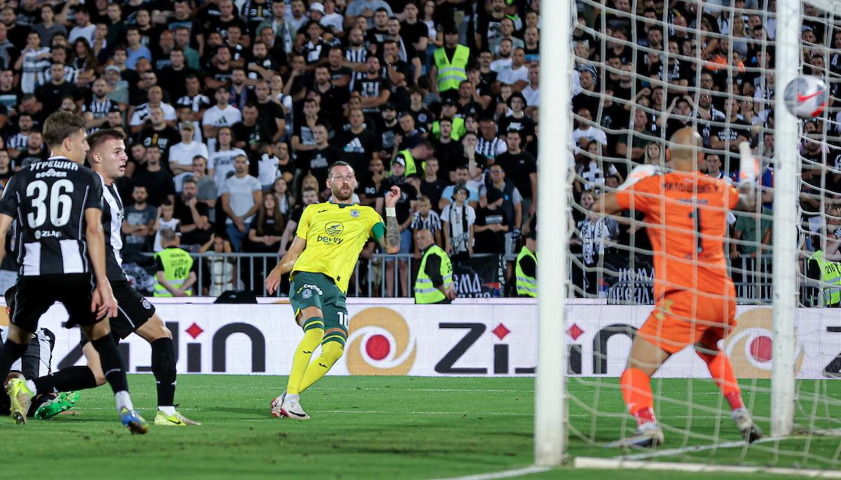 Detalj sa utakmice Partizan - Hibernijan