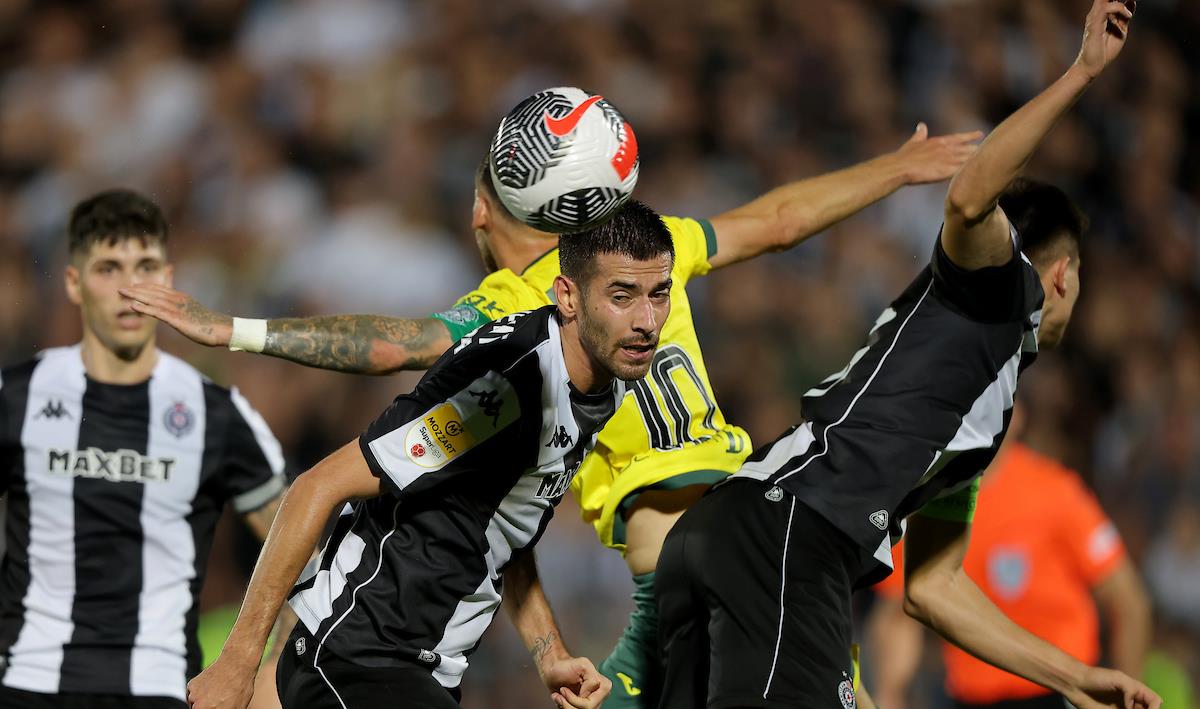 Detalj sa utakmice Partizan - Hibernijan