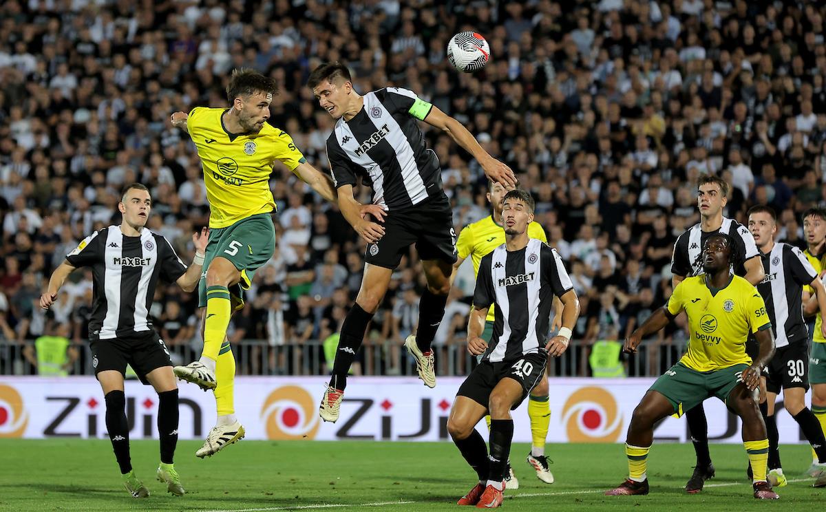 Detalj sa utakmice Partizan - Hibernijan