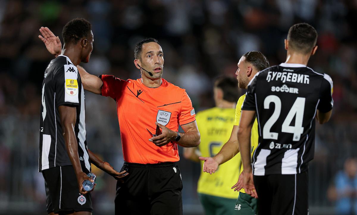 Detalj sa utakmice Partizan - Hibernijan