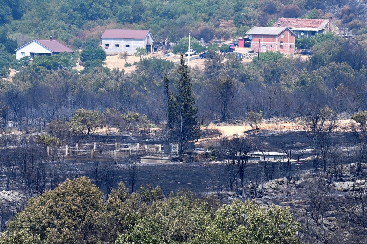Požar u Crnoj Gori