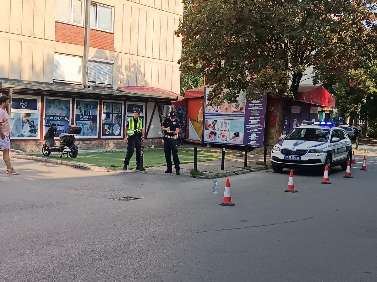 Mesto gde je starija žena povređena u Kragujevcu