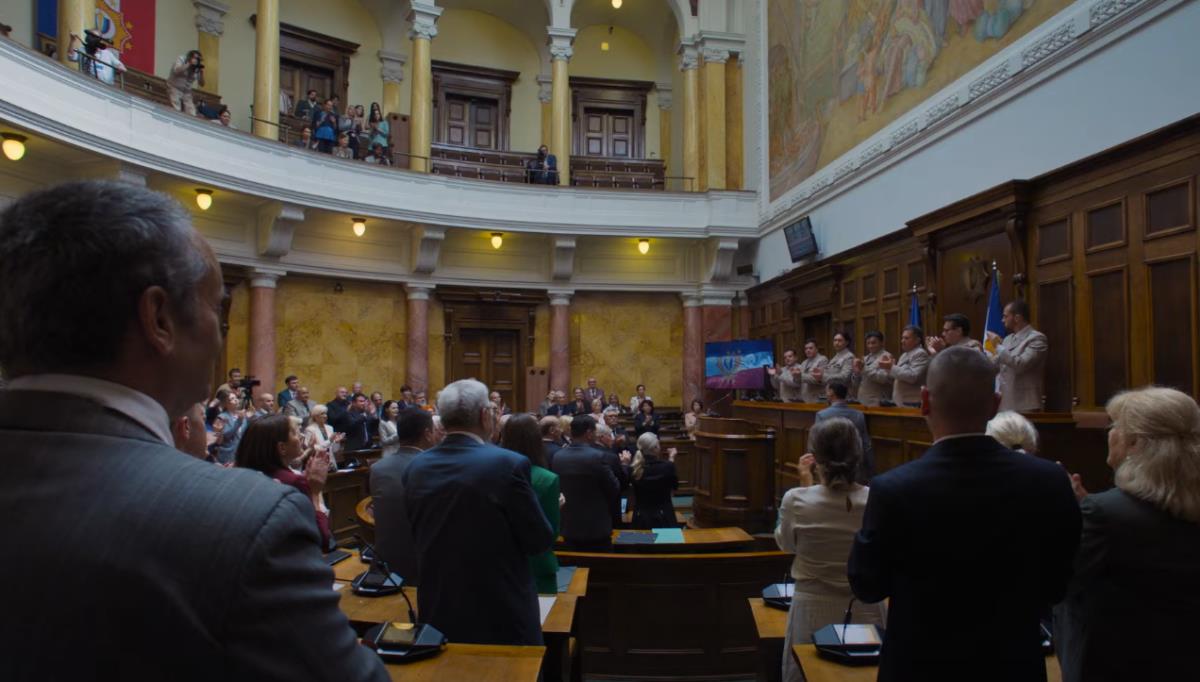 Skupština Srbije – enterijer korišćen u snimanju serije “Bibliotekari: Novo poglavlje”