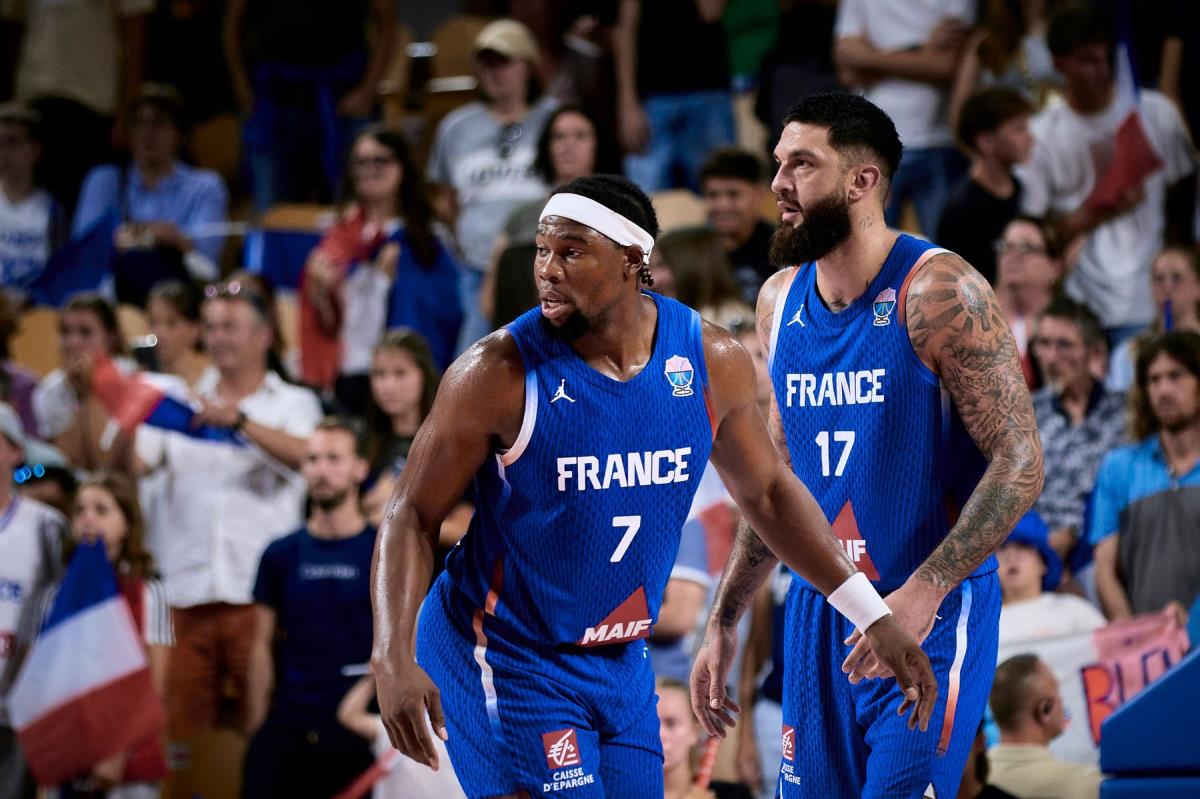 Geršon Jabusele i Vensan Poarje Košarkaška reprezentacija Francuske