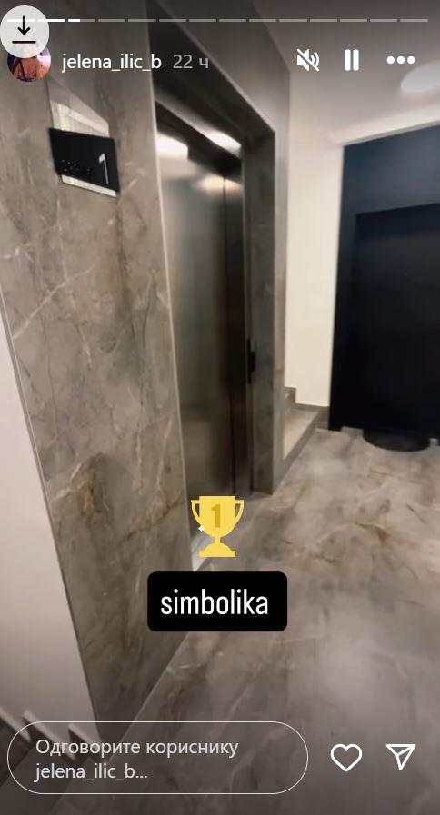 Pogled sa terase novog stana Jelene Ilić