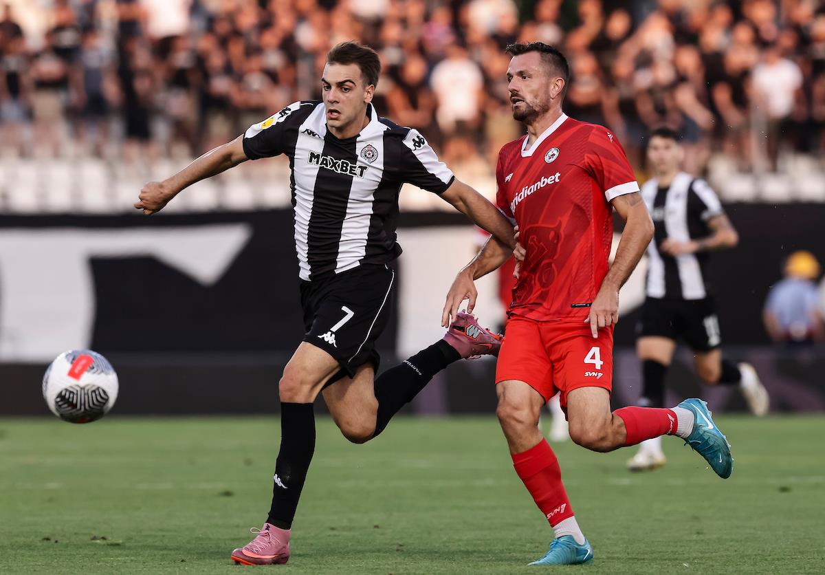 Detalj sa utakmice Partizan - IMT