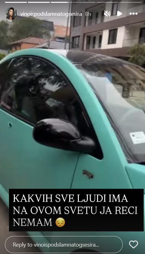 Andrijani Stojanović Cici uništili automobil
