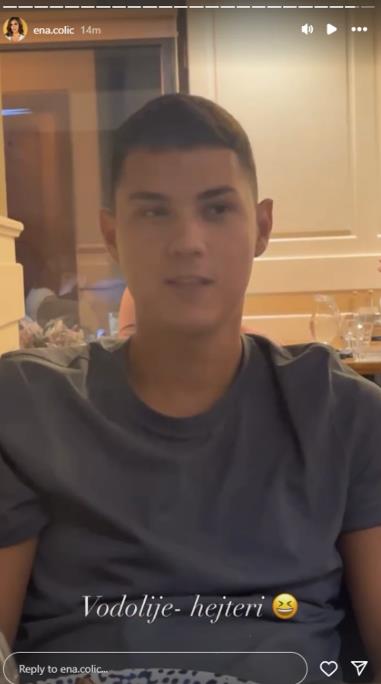 Ena Čolić izvela Jovana Pejića i sina na večeru