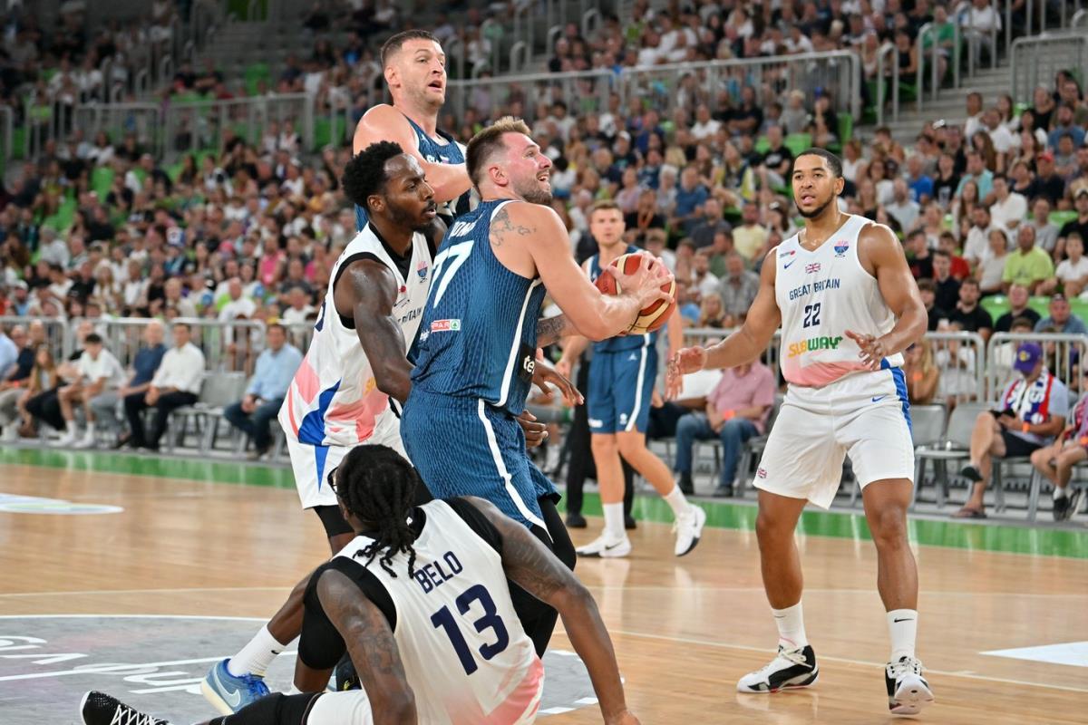 Luka Dončić, Slovenija - Velika Britanija