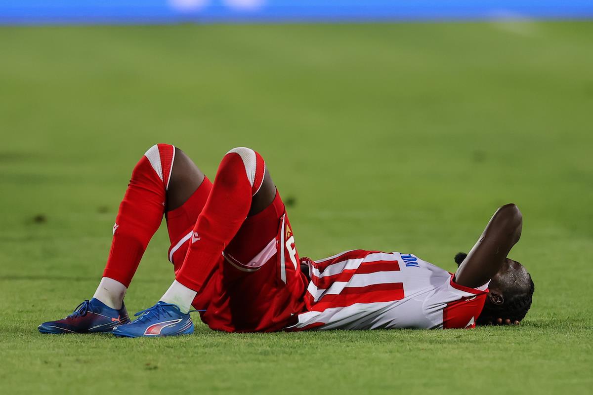 Fudbaleri Crvene zvezde posle meča protiv Pafosa