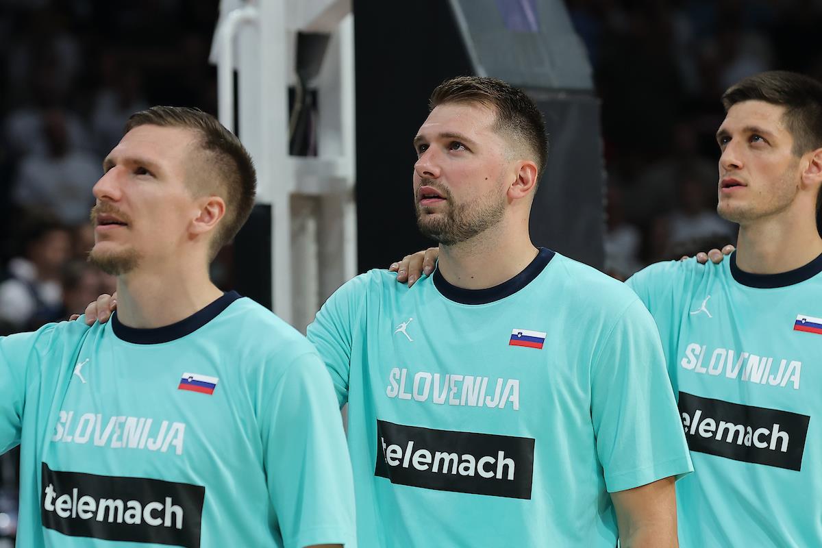 Luka Dončić na meču Srbija - Slovenija