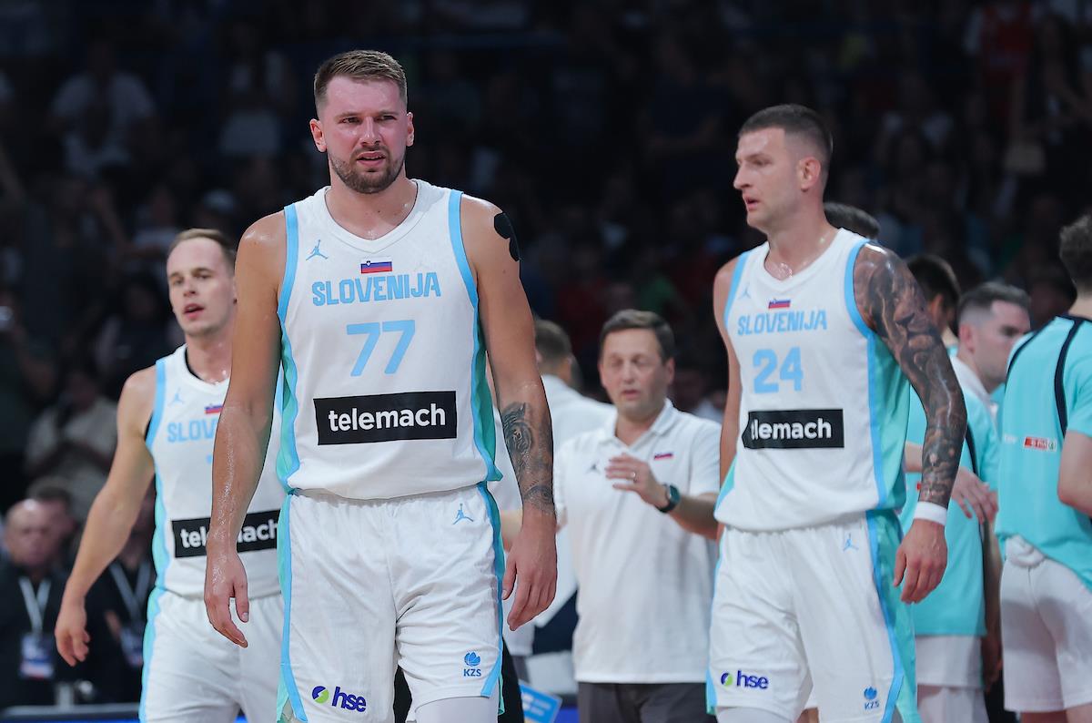 Luka Dončić na meču Srbija - Slovenija