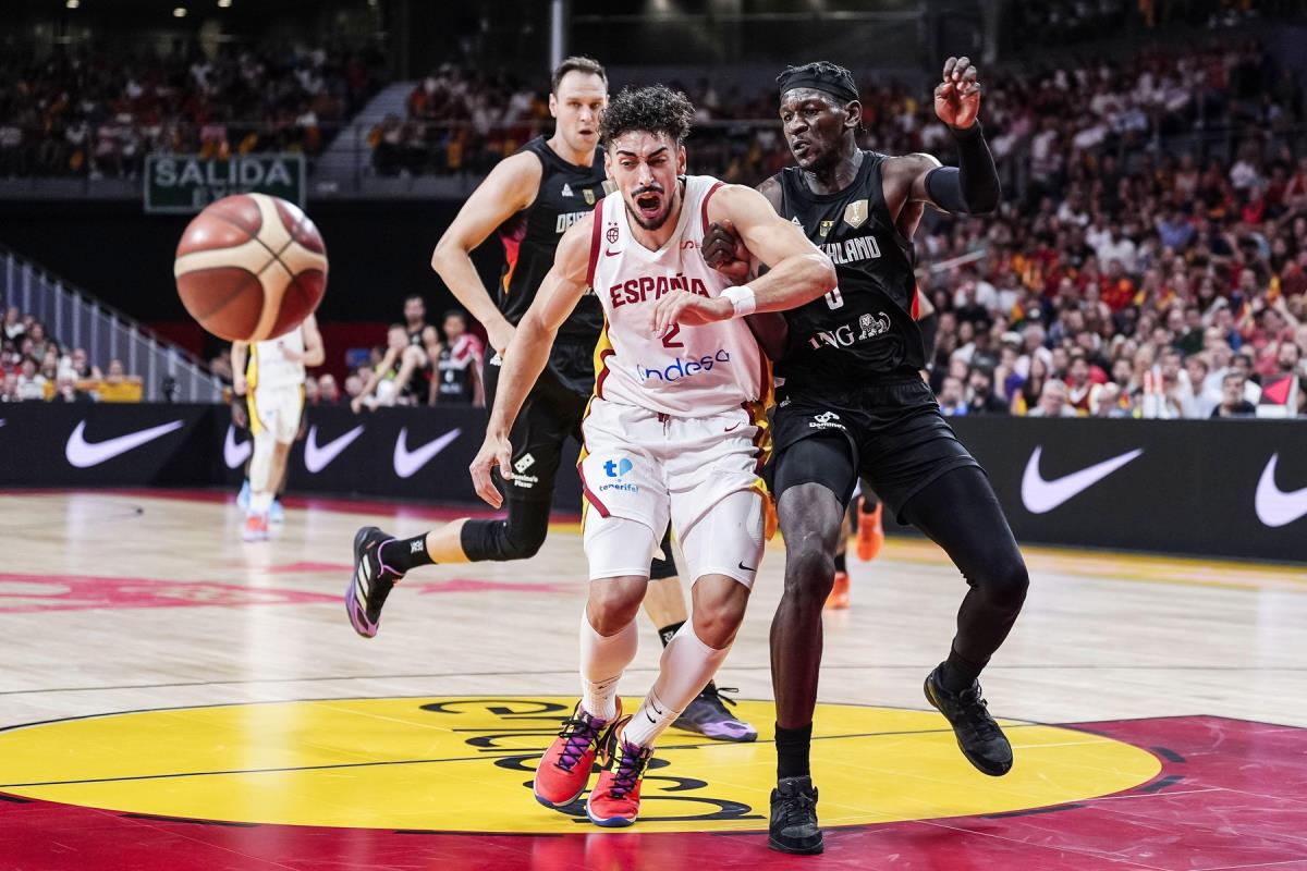 Košarkaška reprezentacija Španije detalji sa meča protiv Nemačke