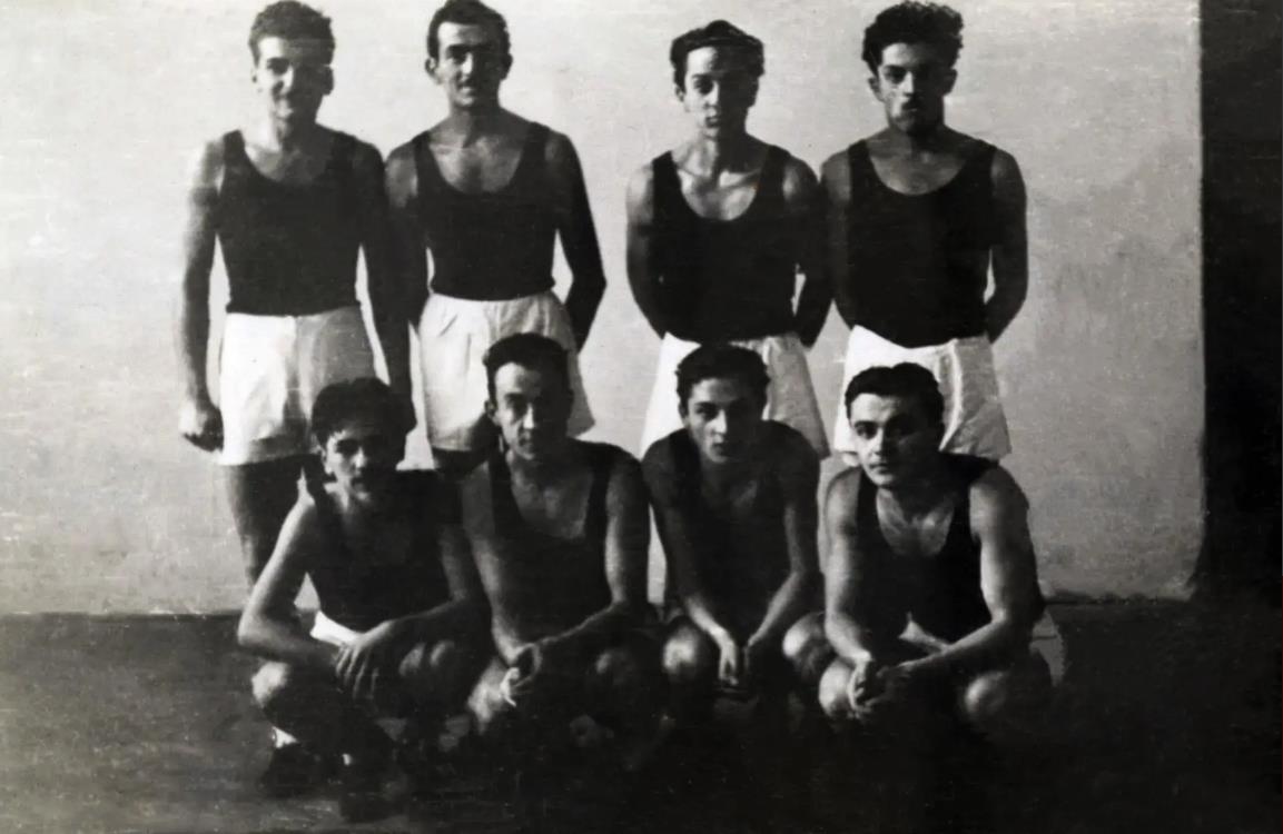 Nebojša Popović i košarkaši Crvene zvezde