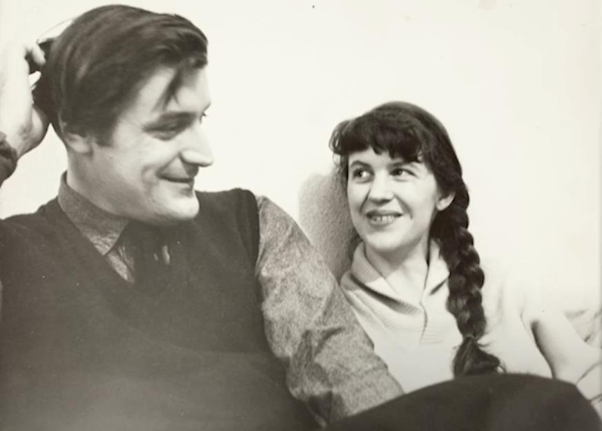 Silvija Plat i Ted Hjuz na početku braka