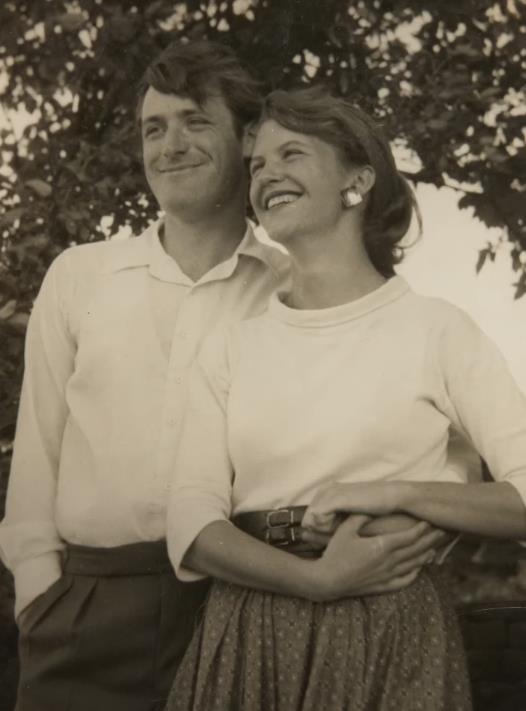 Silvija Plat i Ted Hjuz na početku braka